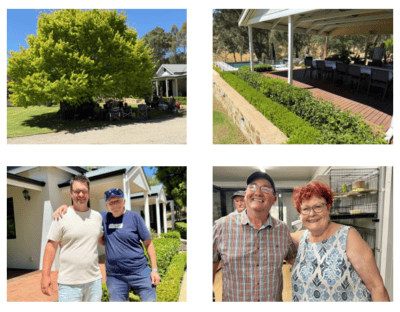 BCSA members at aviary visit